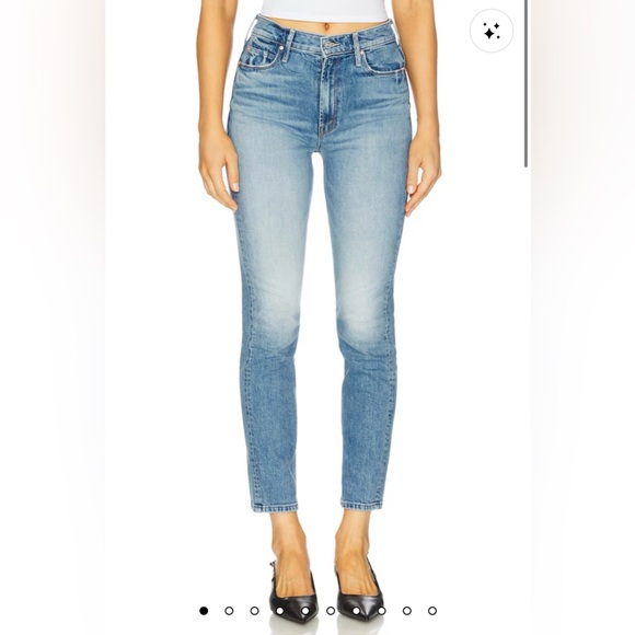 MOTHER Denim - MOTHER Mid Rise Dazzler Flood Jeans